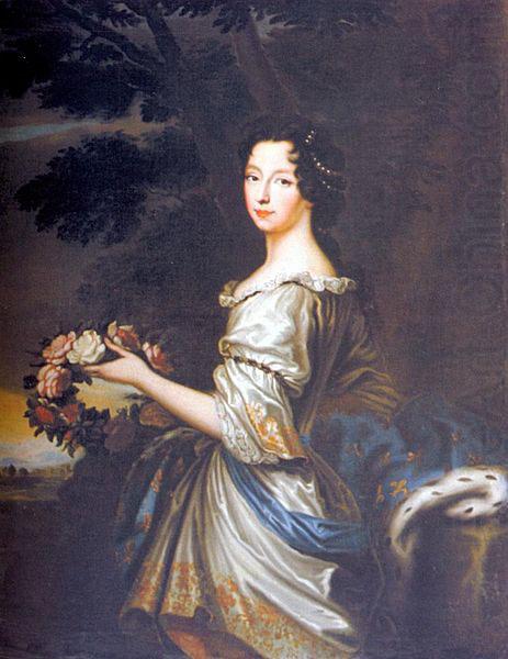 Portrait of Anne Marie d'Orleans, unknow artist